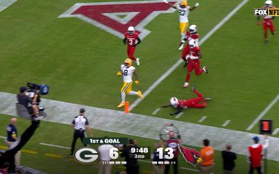 Packers’ Josh Jacobs rushes 7-Yards into the End Zone to tie game vs. Cardinals | NFL Highlights
