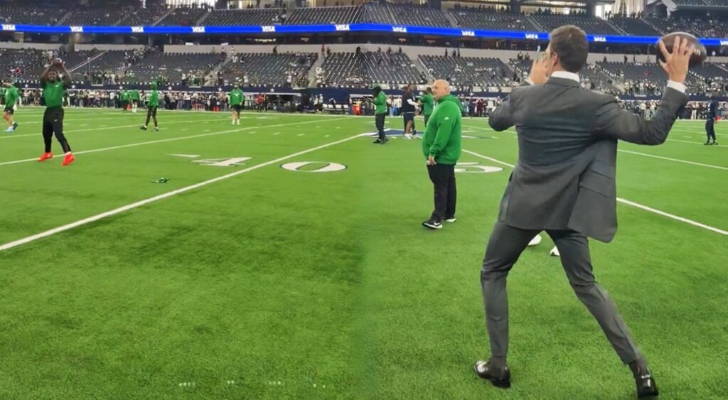 AJ Brown catching pass from Tom Brady