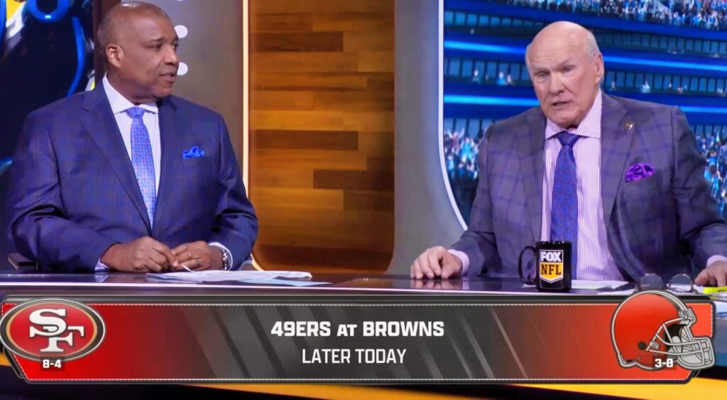 Curt Menefee and Terry Bradshaw on FOX