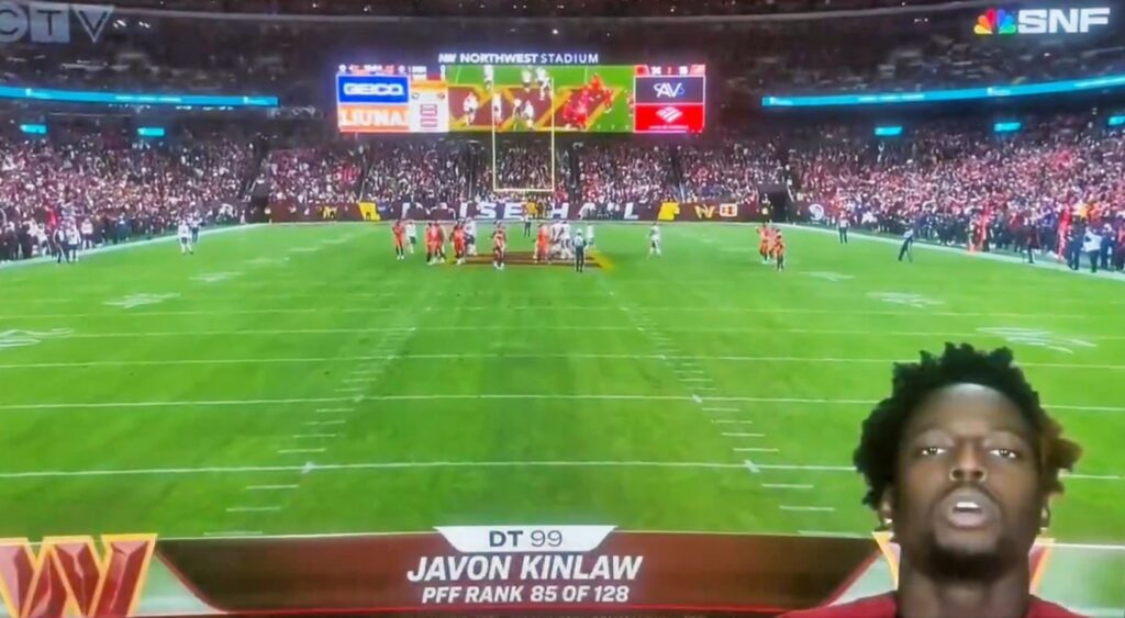 Javon Kinlaw SNF player intro.
