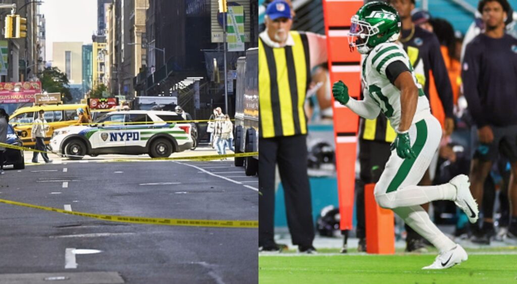 NYPD cruiser & Kris Boyd