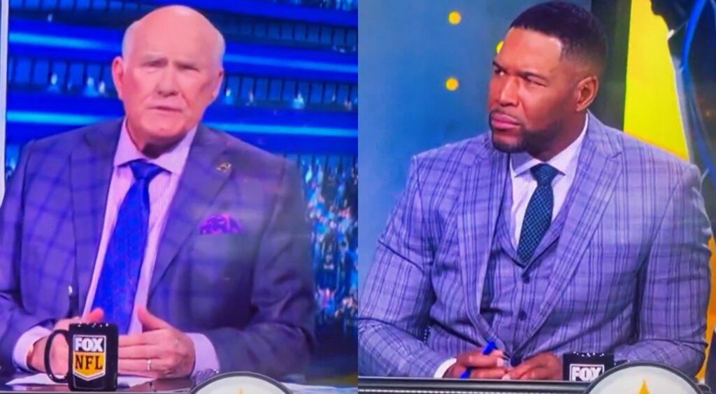 Terry Bradshaw and Michael Strahan