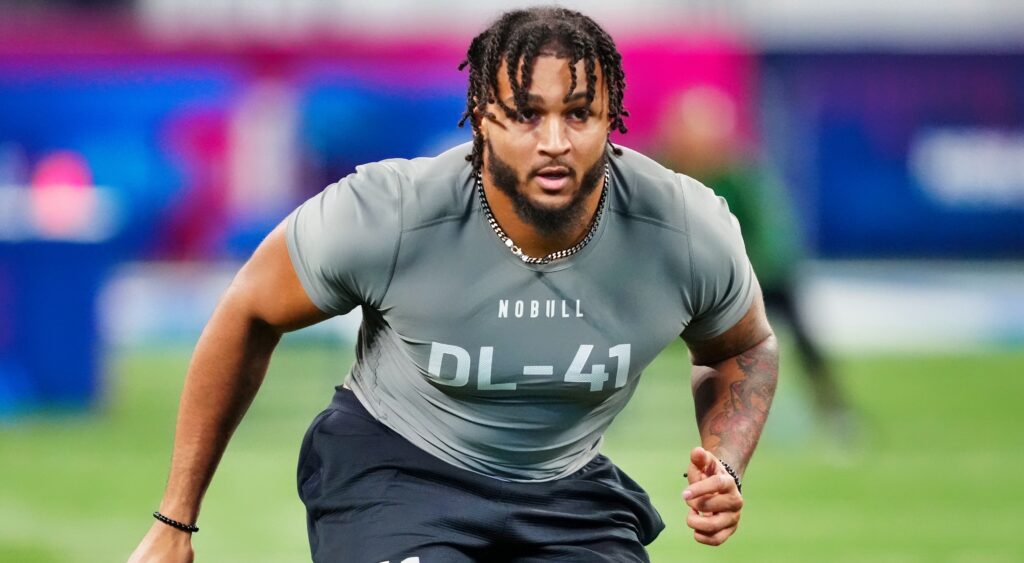 Marshawn Kneeland on field