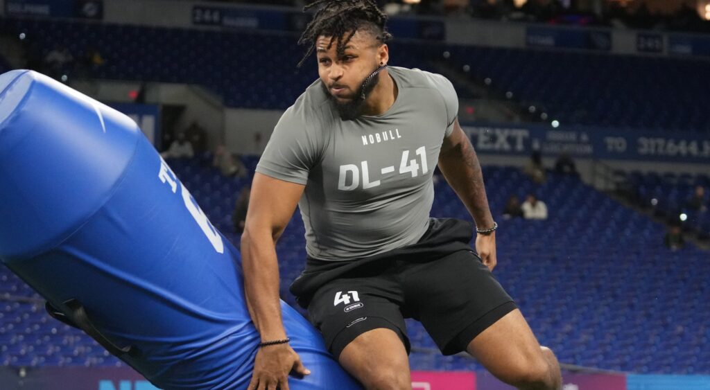 Marshawn Kneeland at scouting combine