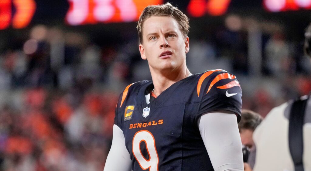 Joe Burrow in uniform