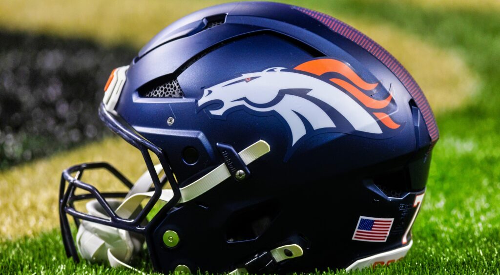 Denver Broncos helmet