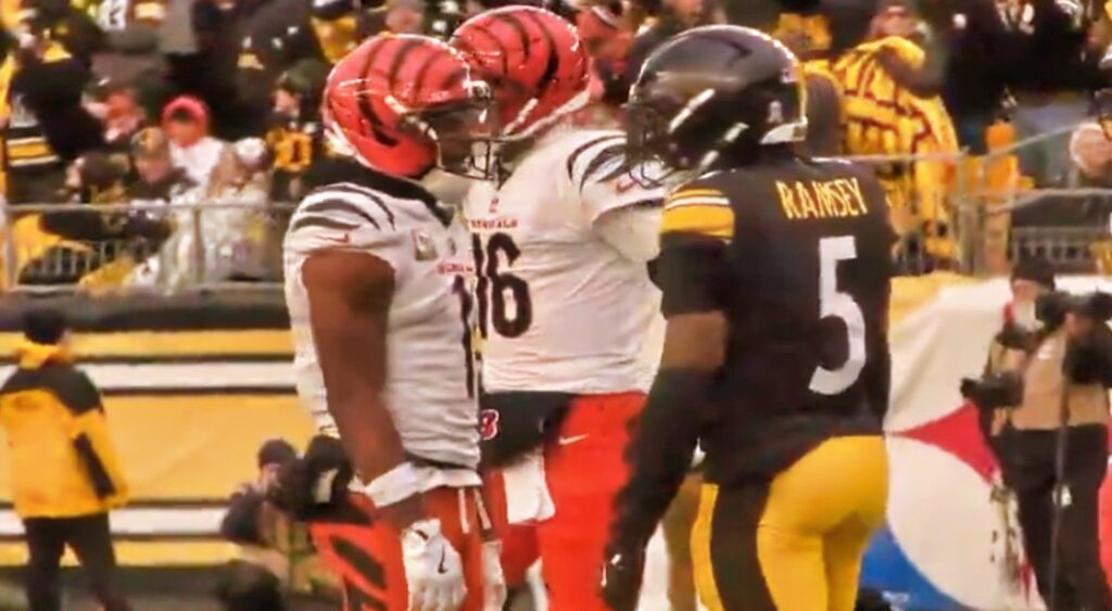 Ja'Marr Chase and Jalen Ramsey.