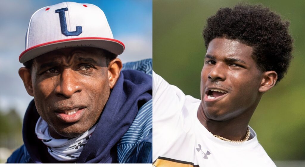 Deion Sanders shares an Shedeur Sanders's photo from his performance against Titans