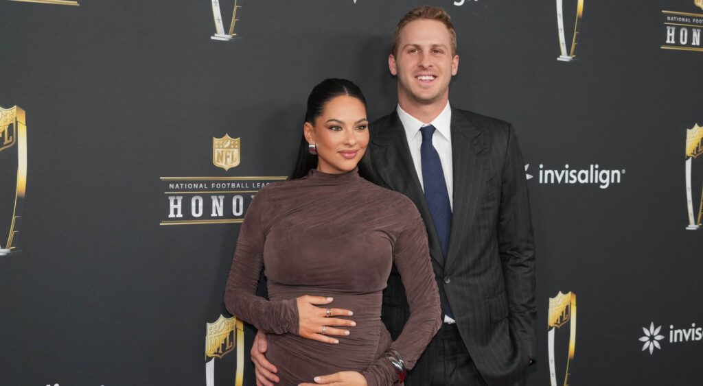 Jared Goff’s Pregnant Wife Steals The Spotlight At NBA Game