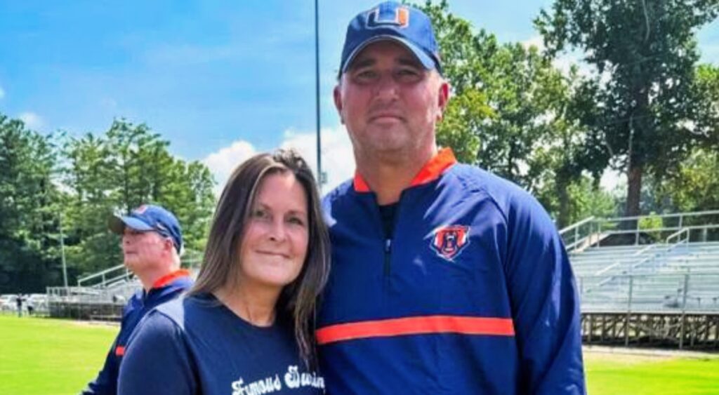 Travis Turner with his wife