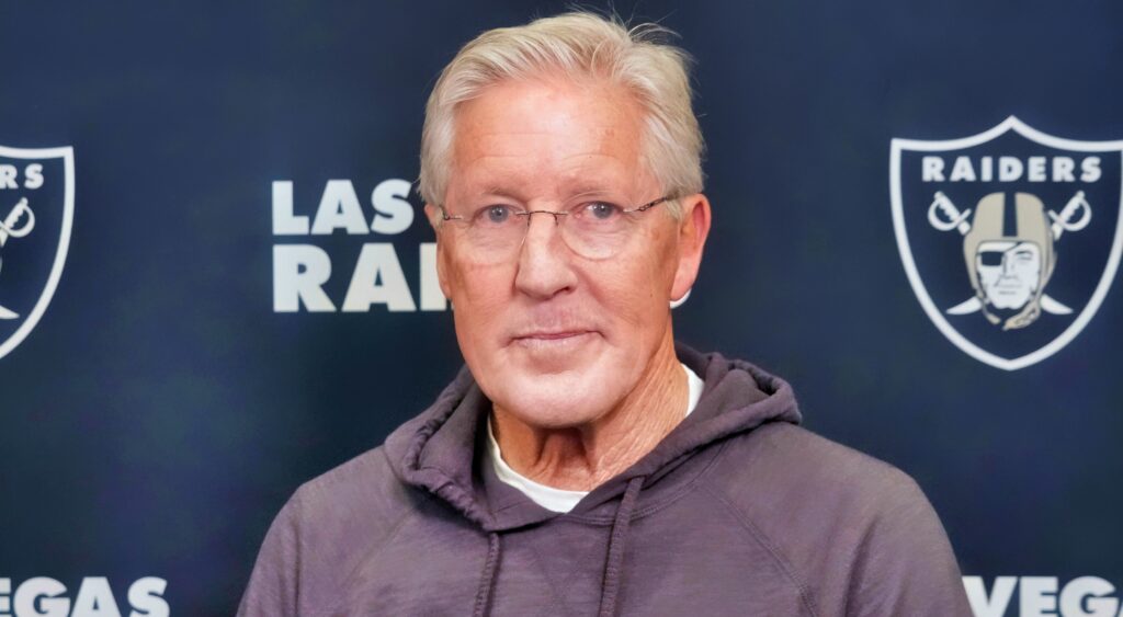 Pete Carroll during press conference