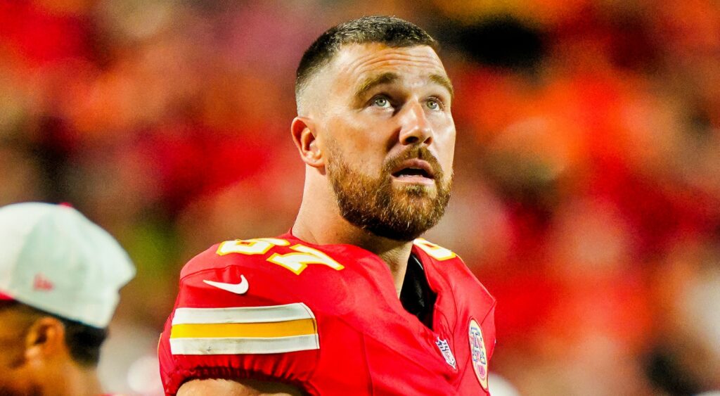 Travis Kelce in uniform