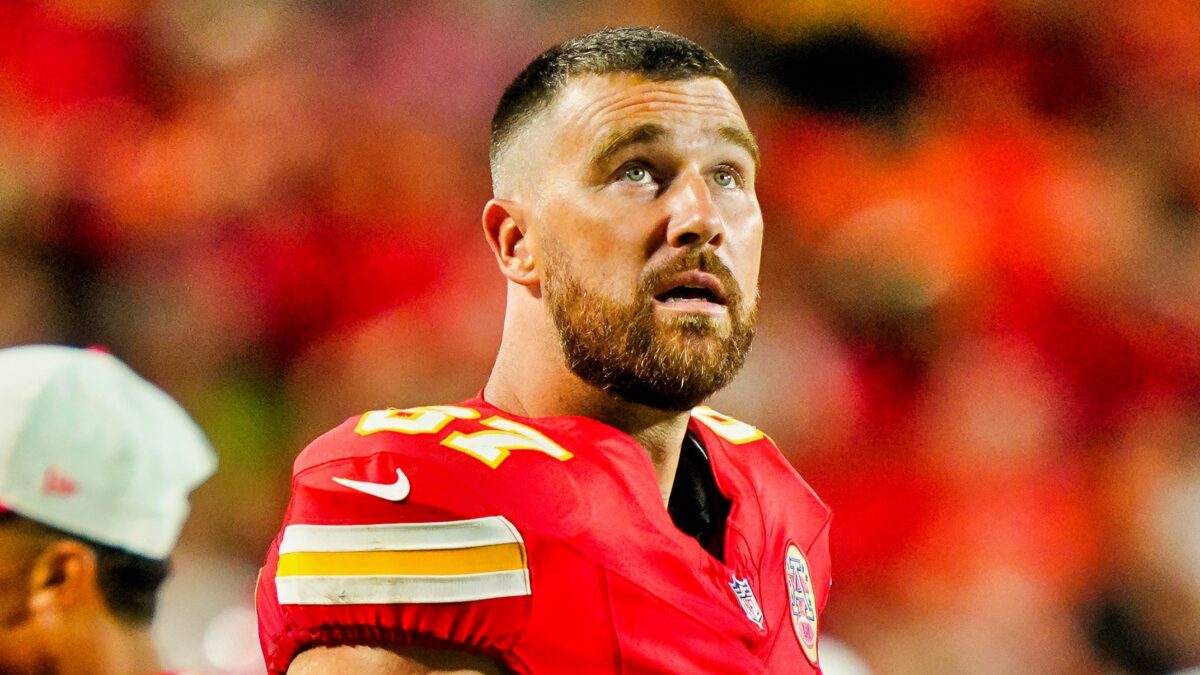 Travis Kelce in uniform