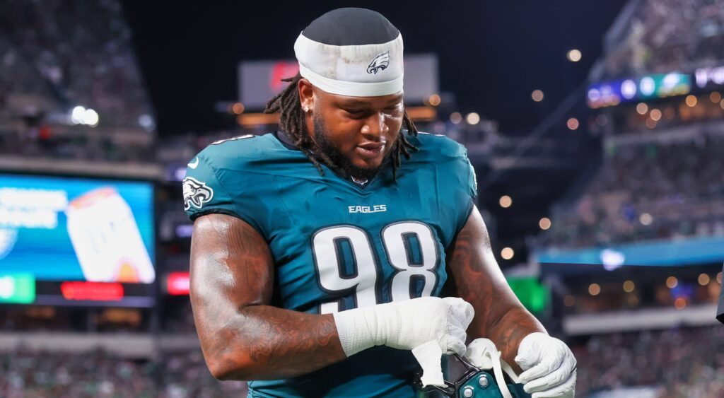 Philadelphia Eagles defensive tackle Jalen Carter