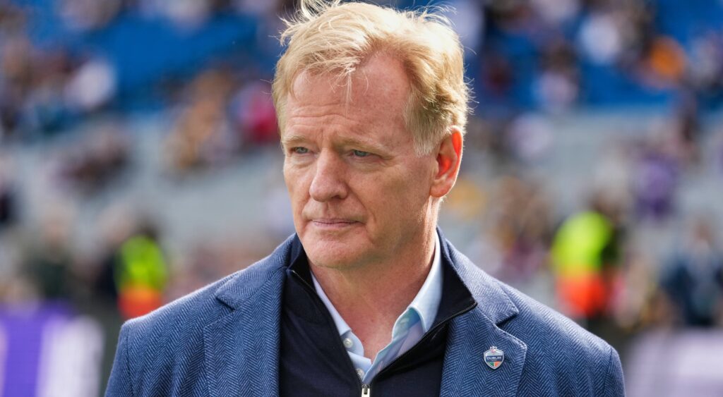 Roger Goodell at NFL game
