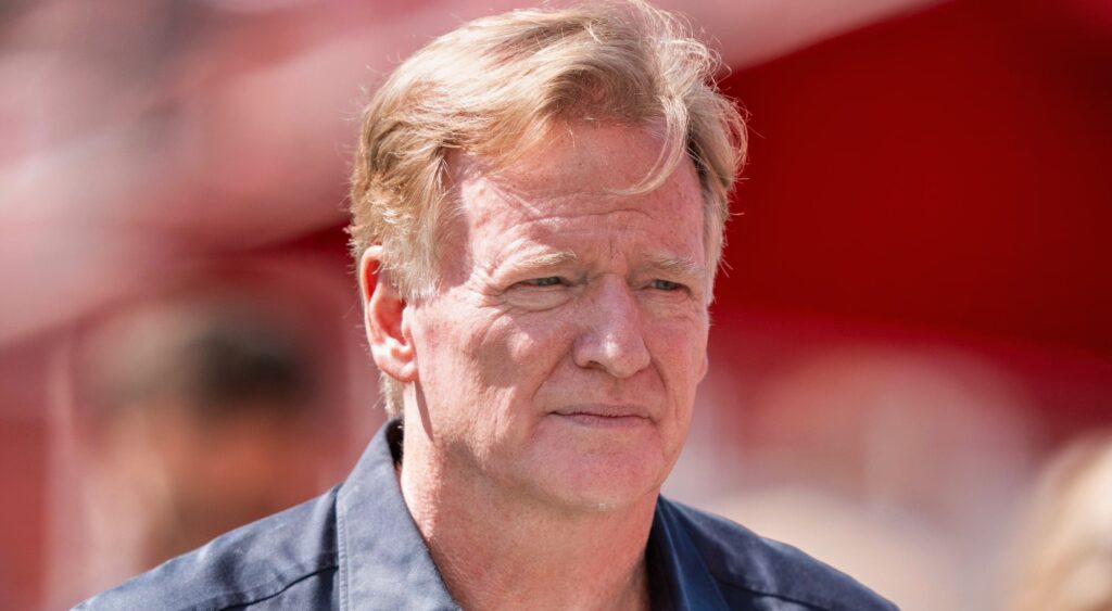 Photo of NFL Commissioner Roger Goodell for NFLPA grievance story