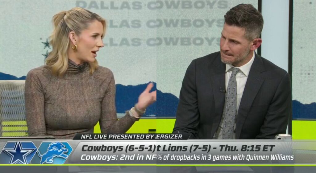 Laura Rutledge and Dan Orlovsky