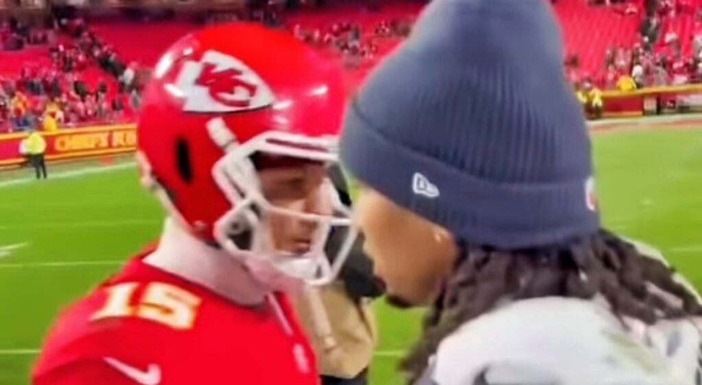 CJ Stroud and Patrick Mahomes