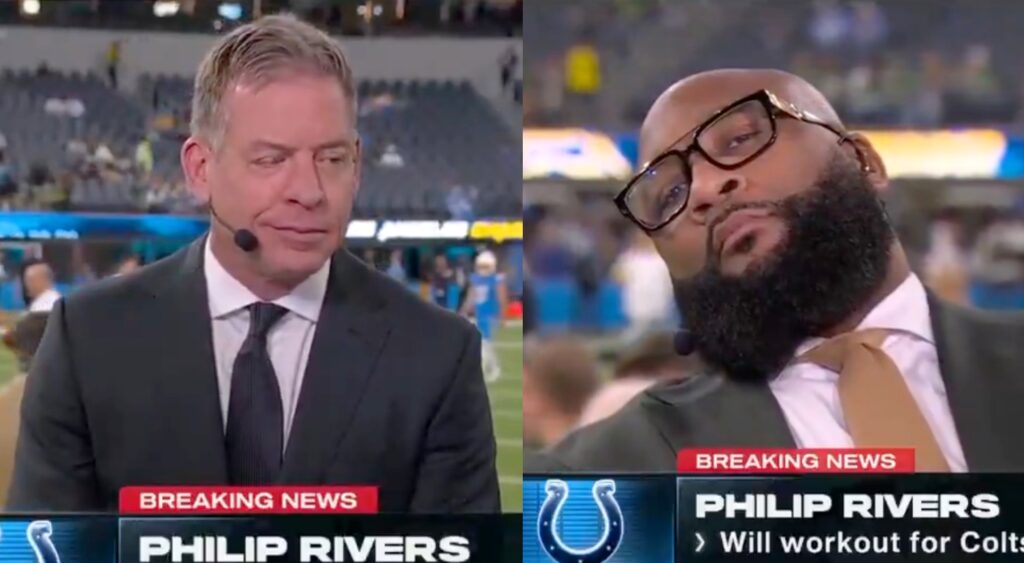 Troy Aikman and Marcus Spears