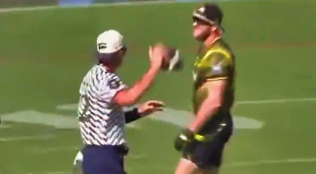 Tom Brady & Logan Paul Almost Threw Hands On The Field During Flag Football Game [VIDEO] - The Red Zone